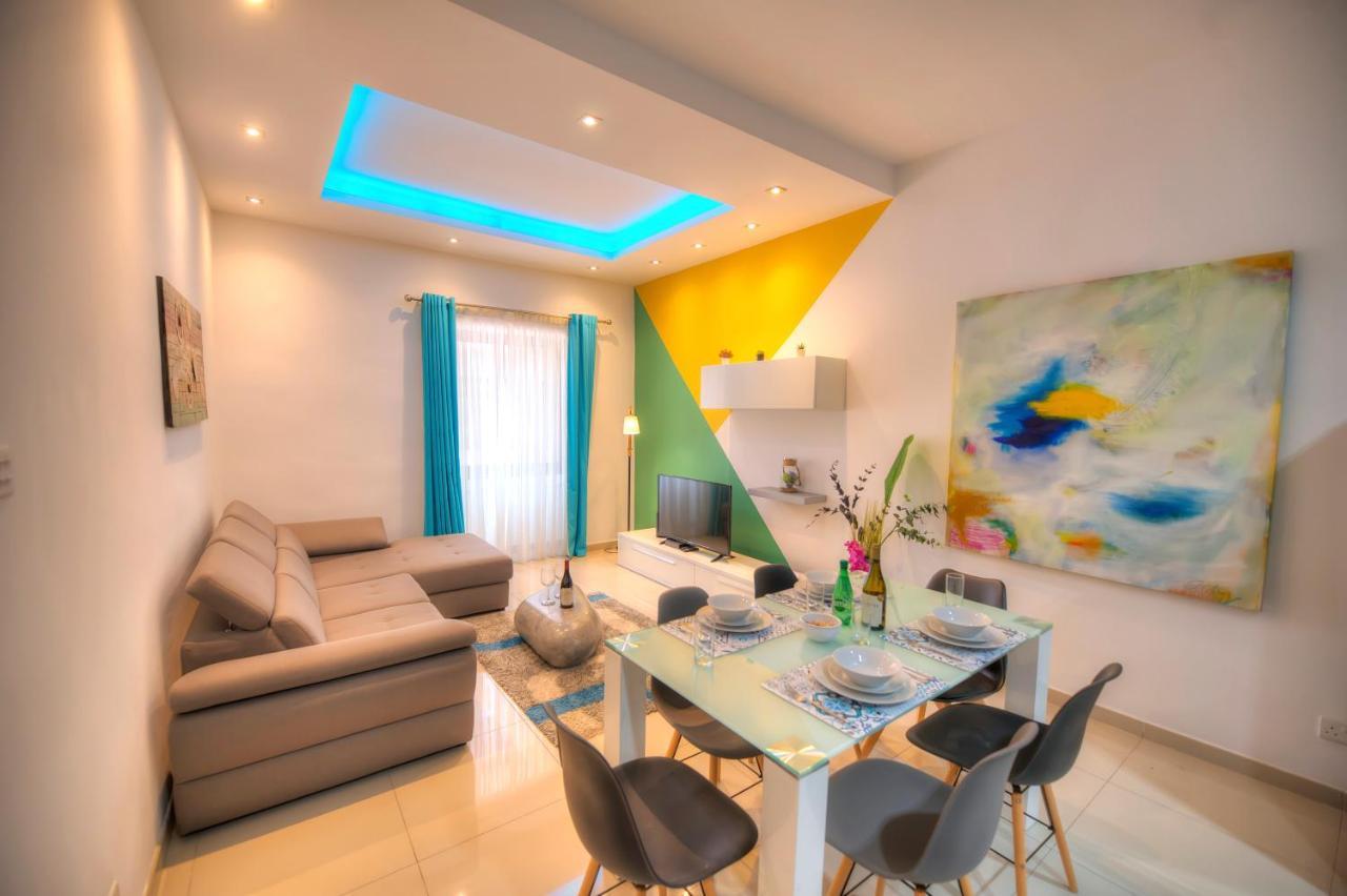 Spacious And Beautifully Furnished 3 Bedrooms/3Bathrooms Apartment With 2 Balconies Wvid1-1 Gzira Ngoại thất bức ảnh