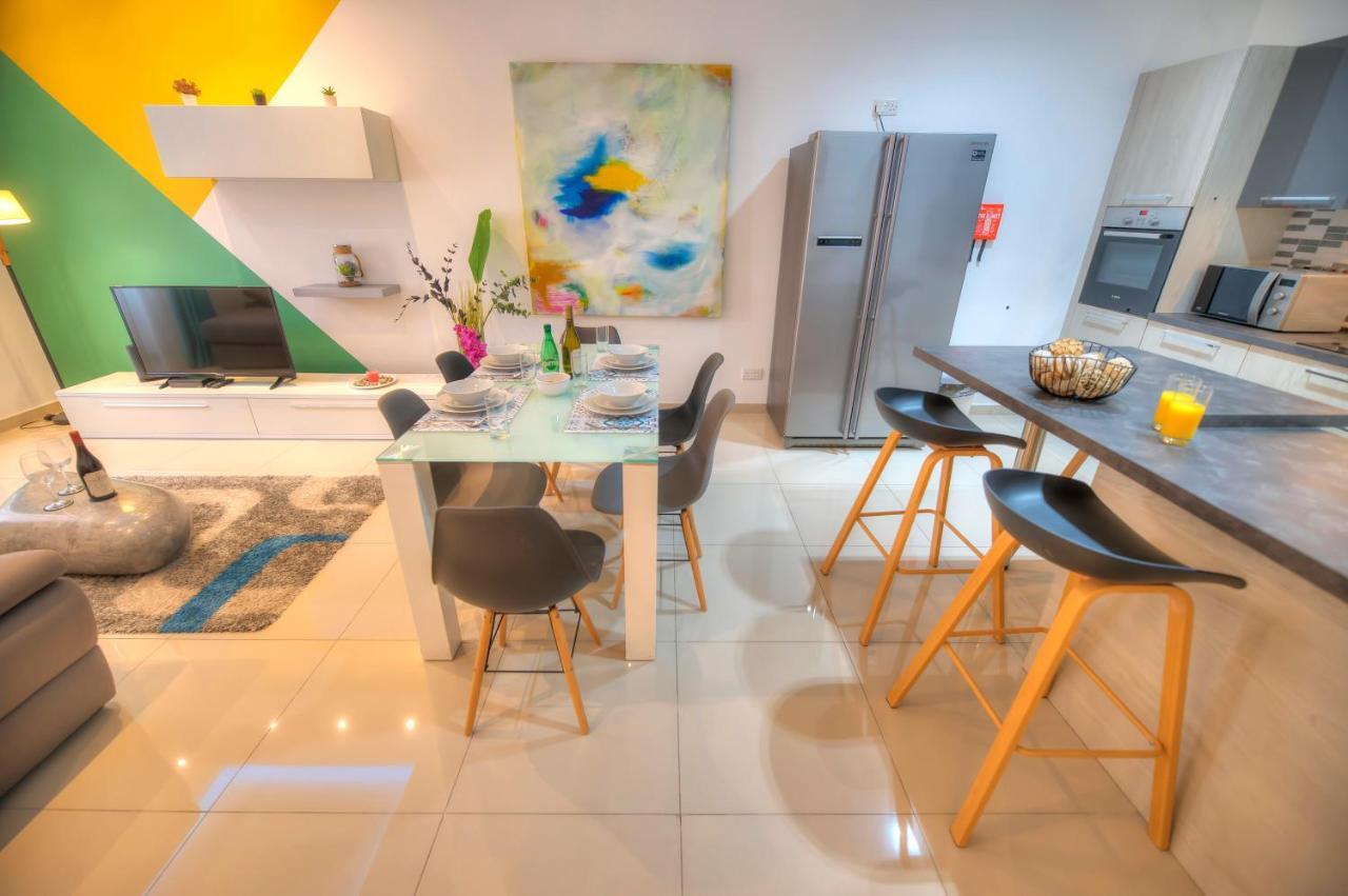 Spacious And Beautifully Furnished 3 Bedrooms/3Bathrooms Apartment With 2 Balconies Wvid1-1 Gzira Ngoại thất bức ảnh